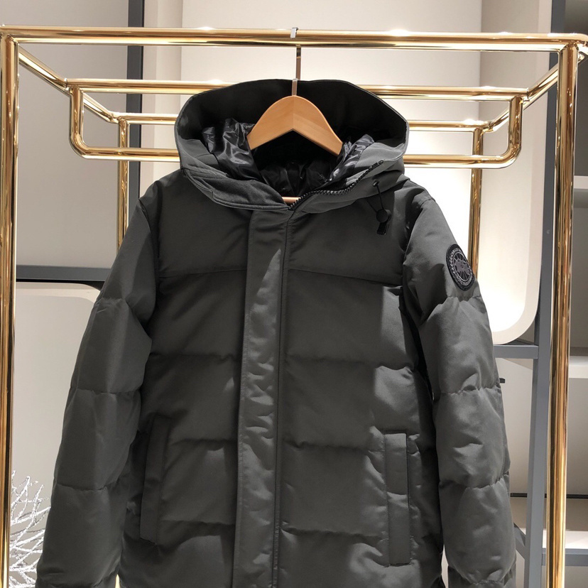 Canada Goose MacMillan Gray Black Label Parka Down Jacket (17 Style Jacket) - Image 2