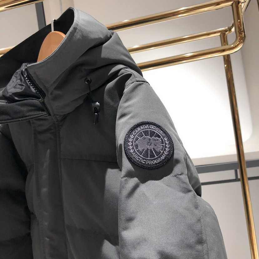 Canada Goose MacMillan Gray Black Label Parka Down Jacket (17 Style Jacket) - Image 8