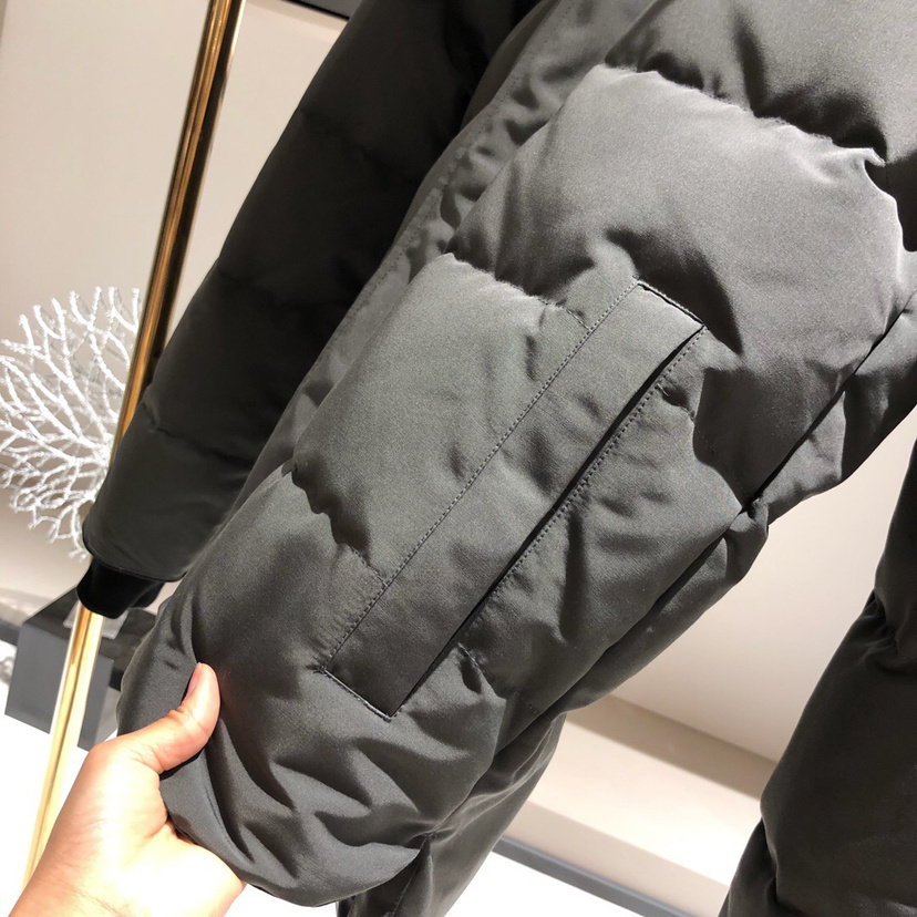 Canada Goose MacMillan Gray Black Label Parka Down Jacket (17 Style Jacket) - Image 4